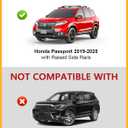 Tuyoung 300lbs Lockable Roof Rack Cross Bars Compatible with Honda Passport 2019 2020 2021 2022 2023 2024 2025 with Raised Rails Aluminum Roof Rails Crossbars Cargo Bars Canoe Rooftop Cargo Luggage