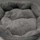 Asvin Small Dog Bed for Small Dogs, Cat Beds for Indoor Cats, Pet Bed for Puppy and Kitty, Extra Soft & Machine Washable with Anti-Slip & Water-Resistant Oxford Bottom, Grey, 20 inches (Small (Pack of 1))