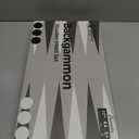 Wooden Backgammon Set, 15 inch Folding Backgammon Board Game with 32 Pieces | Portable Travel Strategy Game for Adults & Kids | Complete Backgammon Set in Wood Case for Family Game Nights & Gifts