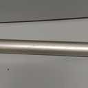 Amazon Basics Sturdy Adjustable Curtain Rod for Windows with Round Finials, Easy Installation, 1-Inch Rod, 36" to 72", Nickel, 1-Pack