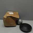 Deekin 2 Pcs Shot Put Rubber Discus Black Ball for School Track and Field Discuses for Outdoor Practice Throwing