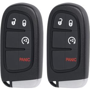 SUPALAND Keyless Entry Remote Start Control Key Fob Replacement Compatible with Dodge Ram 1500 2500 3500 2013 2014 2015 2016 2017 2018 GQ4-54T 433 MHz