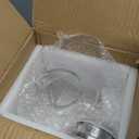 1 Gallon Square Glass Pitcher with Lid and Spout, Borosilicate Glass Carafe for Hot/Cold Drink, Water Pitchers with Handle for Fridge, Extra Large Jug for Iced Tea, Coffee, Juice, Beverage (Clear)