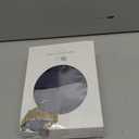 lulumoon Baby Muslin Bassinet Sheets: Cotton Bassinet Sheets Neutral for Boys and Girls - Fitted for Oval Rectangle or Hourglass (Navy & Mist Blue)