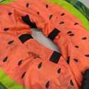 SCENEREAL Dog Cone Alternative After Surgery Donut Collar, Soft Pet Recovery Pillow Collar for Dogs, Inflatable Adjustable Neck Collars to Prevent Licking, Watermelon L