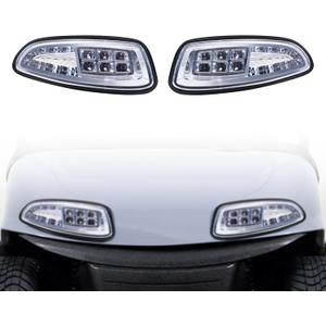 LED Head Light Kit For EZGO RXV 2008-UP Gas or Electric Golf Cart Models Front Replace 12V headlights Light Kit Assembly For EZGO RXV
