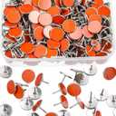200 Pack Reflective Tacks Trail Marking Tacks Reflective Trail Markers Hunting Reflector Mark Trail for Hunting Hiking Camping Tree Stand(Orange)