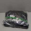 Memoriesea Women's Elegant Casual Short Sleeve Work Party A-Line Dress with Pockets (M, Black)