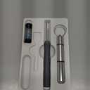 Ear Wax Removal, Ear Wax Removal Tool Camera with 1296P HD Camera and 6 LED Lights, Ear Cleaner with 10 Ear Pick, Upgraded Ear Wax Removal Kit for iOS and Android, Black