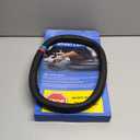 Compatible For BMW Car Steering Wheel Cover X1 X3 X5 X6 G20 G30 E39 E46 E87 E90 E92 F10 F15 F30 Carbon Fiber Suede Leather Accessories(Style 6)