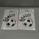 2 x CELSOL 50 Pcs Soccer Goodie Bags – Reusable Football Party Favor Bags for Team Celebrations, Kids Birthday, Candy Snacks & Gifts – Sports Theme Treat Bags for Game Day Decorations, Standard Gift Bag Size