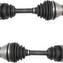 TRQ Front CV Axle Shaft Assembly Set Compatible with 2012-2020 Ram 1500 2019-2020 1500 Classic
