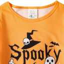 MyFav Big Girls Cute Cartoon Pajama Set Casual Comfy Loungewear Children Sleepwear (14 Years, Orange)