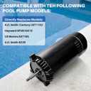 UST1152 1.5 HP Pool Pump Motor/Replacement for Century, A.O.Smith,Hayward | Super,Max Flow,Northstar,Ja-cuzzi Magnum Pump,56J Frame 115/230V 3450 RPM Pump Motor with Seal Kit,SP2610X15,SP1607Z1M,B229