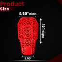 CE 2 Approve Back Protective Pad, Level 2 Approved Back Protector, Back Armor Motorcycle Jacket Replacement Pad for Men & Women.