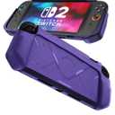 FIWWAT Protective Case for Nintendo Switch 2 (2025), Anti-Slip Ergonomic Grip Design, Soft Shock-Absorption & Anti-Scratch Cover for Switch 2 - Purple