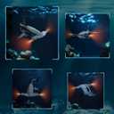 Remote Control Shark Toys High Simulation,Water Toys for Kids, High Simulation Shark for Pool & Bath, Ideal Gifts for Boys Ages 6+ (Gray)