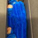 Zeaxuie Interactive Dog Toys, 2 Pack No Stuffing Dog Toys for Teething, Squeaky Chew Toy to Keep Them Busy for Small and Medium Breed, Crinkle Octopus (Orange & Blue)