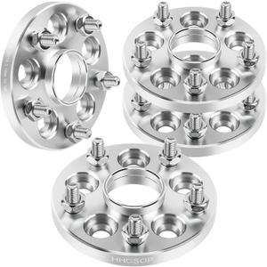 5x100 to 5x114.3 Forged Wheel Spacer 15mm for Subaru Impreza BRZ Baja Forester Legacy Outback | Scion FR-S | Toyota 86, 4PCS 5x100 to 5x4.5 Hubcentric Wheel Adapters 56.1mm Hub Bore with 12x1.25 Studs
