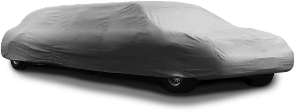Updated Waterproof Car Cover Compatible with Cadillac Lincoln Chrysler Limousine 28-30ft Car, Black