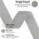 MEEDEE Silver Velvet Ribbon 1.5 Inch Single Face Nylon Velvet Ribbon 10 Yards Spool Grey Ribbons for Christmas Tree, Gift Wrappig, Rustic Wreath, Velvet Bow, Hair Bows, Crafts Supply, Home Decor