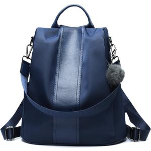 PINCNEL Women Backpack Purse Waterproof Nylon Anti-theft Rucksack Lightweight Shoulder Bag