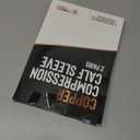 Doctor's Select 2 Pairs Copper Calf Compression Sleeve - Leg Compression Sleeves for Women & Men, Shin Splint Relief (Large-X-Large, Black and White)