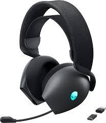 Alienware TriMode Wireless Gaming Headset AW725H  Wired/Wireless, Bluetooth 5.3, Audio Output  20 Hz, MiniPhone (3.5mm), Battery Talk Time Up to 55 Hrs (Bluetooth), Dark Side of The Moon