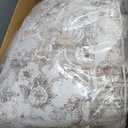 6x9 Beige Washable Area Rug Non Slip Vintage Carpet