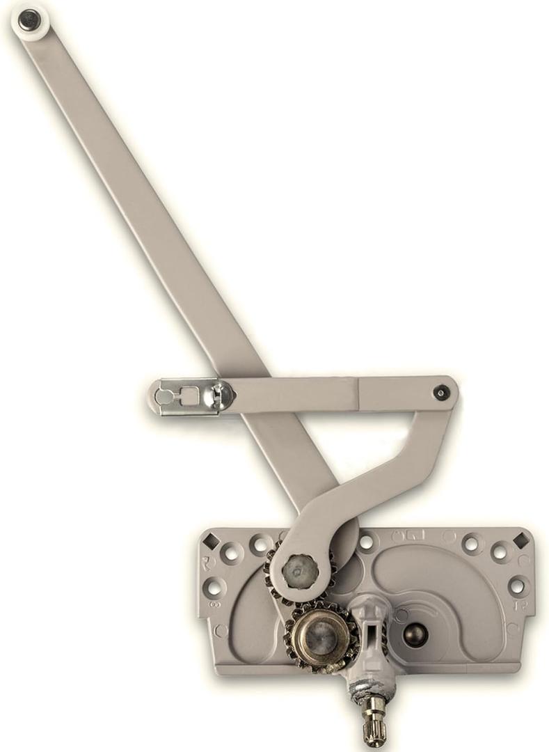 4-7/16" Casement Window Dual Arm Operator Compatible with Marvin and Truth Entrygard OEM Part #20810, 15 Series Dual Arm Window Crank TH 23076 Replacement, Left Hand