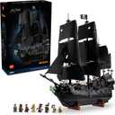 LEGO Icons Captain Jack Sparrow’s Pirate Ship Building Set for Adults, Ages 18+ - Room Decor for Office, Bedroom or Shelf - Collectible Black Pearl Ship for Pirates of The Caribbean Fans - 10365