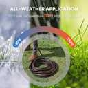 Giraffe Tools Leader Hose 2ft x 5/8", 24INCH Short Water Hose for Hose Reel, Lightweight, Flexible with Female Female Fittings