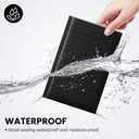 Fuxury Black Bubble Mailers 4x8" 200 Pack Waterproof Padded Envelopes Self Seal Bubble Envelopes Usable Size 4x7" Padded Mailers for Small Business Shipping Envelope Mailers, 48" 200pc