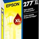 EPSON 277 Claria Photo HD Ink High Capacity Yellow Cartridge (T277XL420-S) Works with Expression XP-850 , 860, 950, 960, 970 (1 Pack)