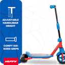 Huffy Toddler 3-Wheel Scooter for Kids, Multiple Colors & Licensed Character Graphics, Ages 3+, Durable Steel Frame, Wide Non-Slip Deck, Stable Lean-to-Steer Design, Light-Up Options, Girls/Boys