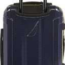 Nautica Maker Hardside Spinner Luggage, lightweight, Navy/Yellow, Carry-On 21-Inch