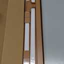 126in Cord Hider Kit, TV Wire Covers for Wall, Paintable Cable Management Kit, Cable Cover for Mounted TV, Hide Wires Along Wall, Brown Cord Cover, 8xL15.7in W0.95in H0.55in