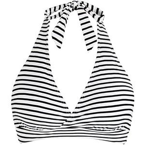 Women's Supportive Halter Bikini Padded Push Up Ruched Bust Hook Back Swimsuit Bathing Suit Tops Only, XXL