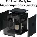 Bambu Lab P1S 3D Printer, Fully Enclosed, Support Up to 16 Colors/Multi Materials, 500mm/s Fast Printing & High Precision, CoreXY & Auto Bed Leveling, Ready-to-Use FDM 3D Printers Large Print Size