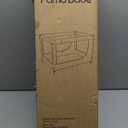 Pamo Babe Portable Crib Baby Playpen with Mattress and Carry Bag Grey