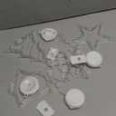 PRETYZOOM 4pcs Led Cup Christmas Decorative Lights Creative Festival Lamps for Featuring Bells Snowflakes Christmas Trees Stars for Holiday Garden and Parties