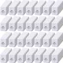 Geiserailie 72 Pack Dental Floss Bulk Mint Flavored 50m Each Travel Dental Floss Waxed Oral Care for Teeth and Gum Protection(White)