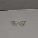 Gaoye Blue Light Blocking Glasses - Trending Round TR90 Frames, Metal Arms, UV400 Protection - Matching Soft Case (1-transparent Frame/Transparent Lens)