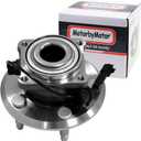 MotorbyMotor 512440 Rear Wheel Bearing and Hub Assembly with 5 Lugs Replacement for 2010-2017 Chevy Equinox, 2010-2017 GMC Terrain Low-Runout OE Directly Replacement Wheel Hub Assemly w/ABS
