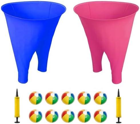 Granny Pants Yard Game, Outdoor Games for Adults, with 10 Inflatable Balls & 2 Air Pumps (Random Colors),The Ultimate Family Reunion Backyard Party Games
