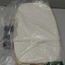 efluky Slim Laundry Basket with Lid, Narrow Laundry Hamper with Removable Bag, Skinny Dirty Clothes Basket with Bamboo Handles for Bathroom, Bedroom & Laundry Room, 75L Beige