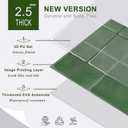 STICKGOO 10 Sheets Peel and Stick Backsplash - 9" x 9" 3D Adhesive Peel and Stick Tile Backsplash for Kitchen&Bathroom (Green)