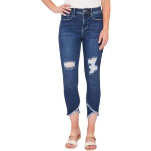 Royalty For Me Women's Women's Vintage Tulip Hem Ankle Jean (Blue)