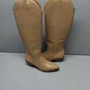 festooning Women's Knee High Boots Pointed Toe Inner Zipper Western Cowboy Boots Pull On Chunky Heel Wide Calf Tall Boots for Ladies
9.5