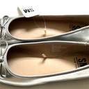 SM New York Silver Women's Flats Shoes, Size 8